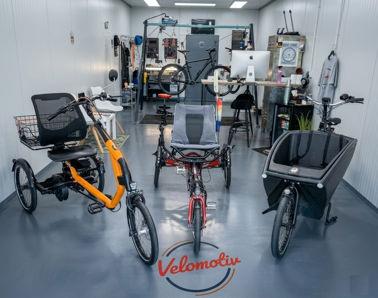 Werkstatt von Velomotiv